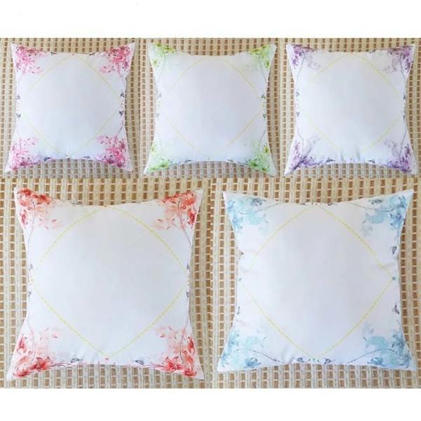 Taies d'oreiller vierges personnalisées pour la sublimation, housses de coussin imprimables