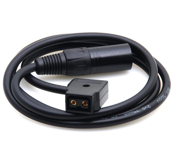 Female To Male D Tap To XLR 4 Pin Cable For Camera Battery Power Supply