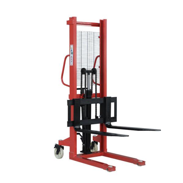 1t 2t 3t Manual Stacker Transport Goods Manual Reach Pallet Truck Forklift