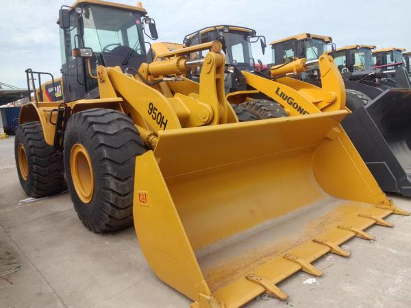 オリジナル フロントホイールローダー CAT 950H 7.965*2.78*3.345 M 4.0 Cbm バケツ容量 使用された建設機械