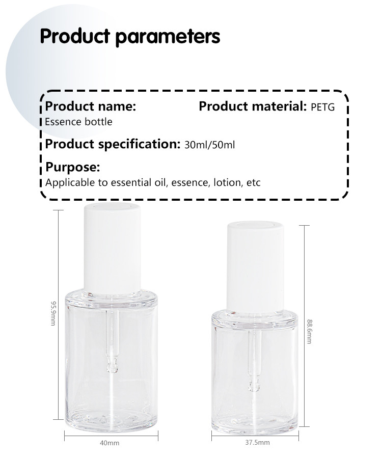 масло 30ml 50ml падая пластиковая бутылка с ротатабельной капельницей пипетки кнопки