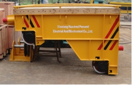 электрическая моторизованная вагонетка рельса 25Т, низкий кран зазора на тележке переноса рельса для верфи