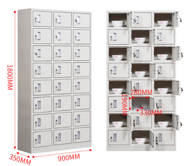 24 Doors Smart Digital Electronic Beach Barcode Locker Fashional