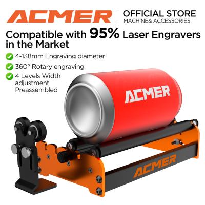 Laser Engraving Rotary Roller For Diameter Bottle Surfaces