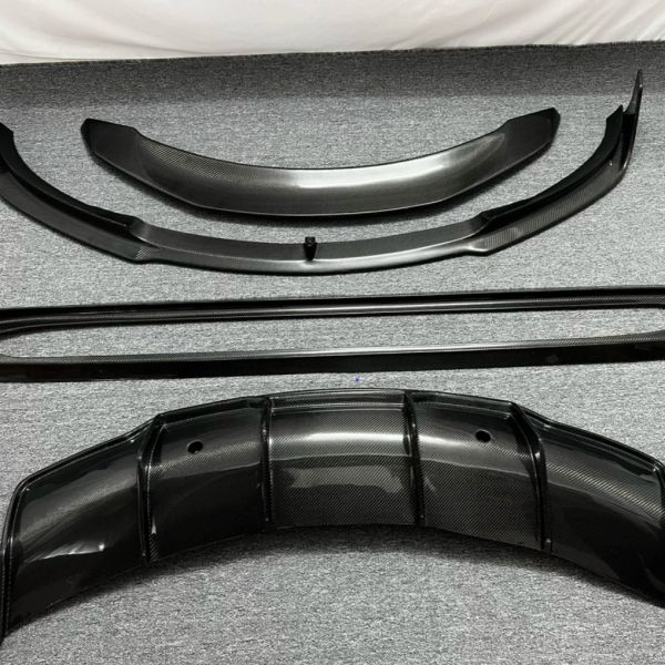 Tesla Model3 Carbon Fiber Front and Rear Lip Side Skirt Body Kit for Superior Fitment