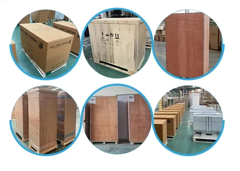 Catering Commercial Upright Refrigerator 4 Door Stainless Upright Freezer