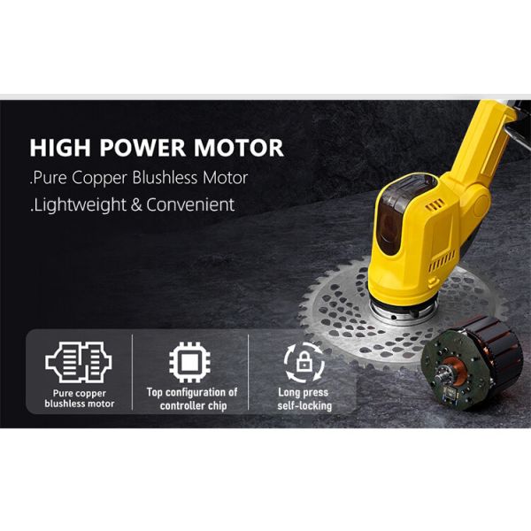 21В литий-ионный электрический беспроводный резач для эффективной обрезки травы