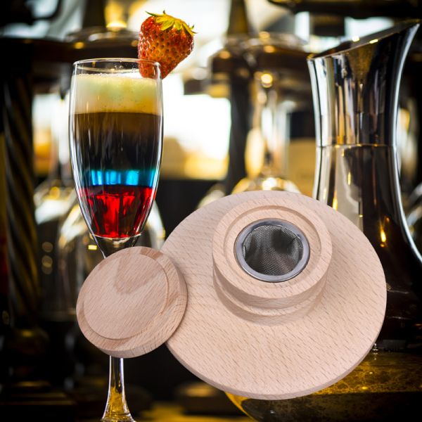 Kit de coctelería de primera calidad con sabores de chispas de madera perfecta para los amantes del whisky y el bourbon de moda antigua para un gran regalo