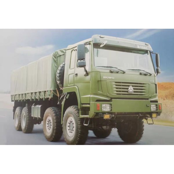 Howo 8x8 All Wheel Drive Vehicle Heavy Cargo Truck Euro III Engine Energy Saving
