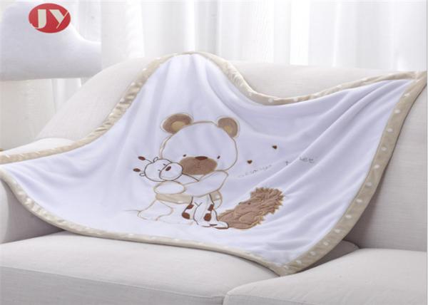 Newborn Thick Warm Baby Blanket With 2 Layers Super Soft Knitted Animal Pattern ECO
