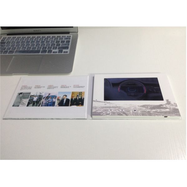 Marketing Promotional Lcd Video Brochure Card Fashionable And Modern