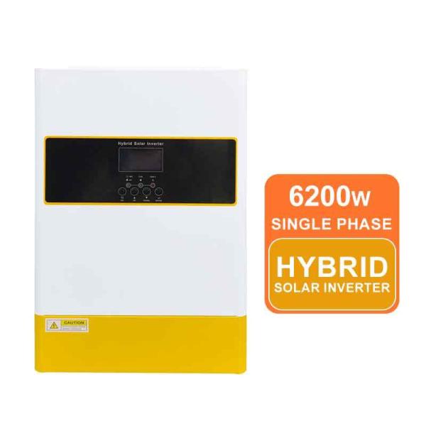 48V 6.2kW Hybrid Solar Inverter with MPPT Pure Sine Wave