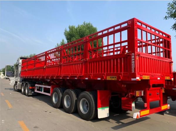 T700 High Tensile Fence Semi Trailer 3*13t Axles 60 Tons Loading For Logistics