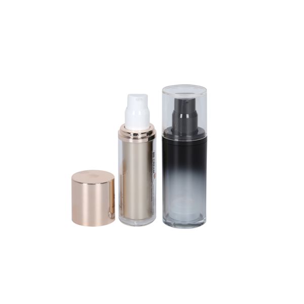 30 ml Dos paredes de plástico acrílico SGS Botella de crema vacía bomba de cosméticos embalaje doble duradero