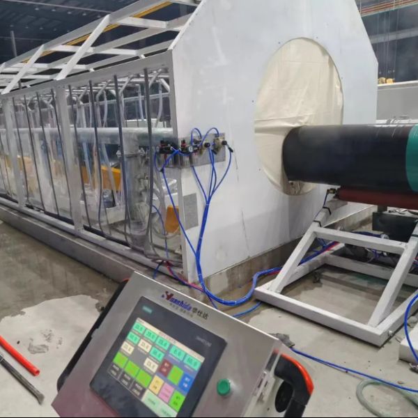 High-Efficiency Dual FBE Coating & Automatic Shot Blasting 3LPE Coating Pipe Production Line with Induction Heating
