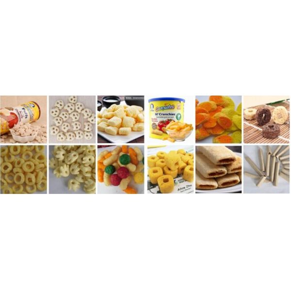 Stainless Steel Rice Wheat Snacks Making Machine Puffed Corn Twin Screw Extruder