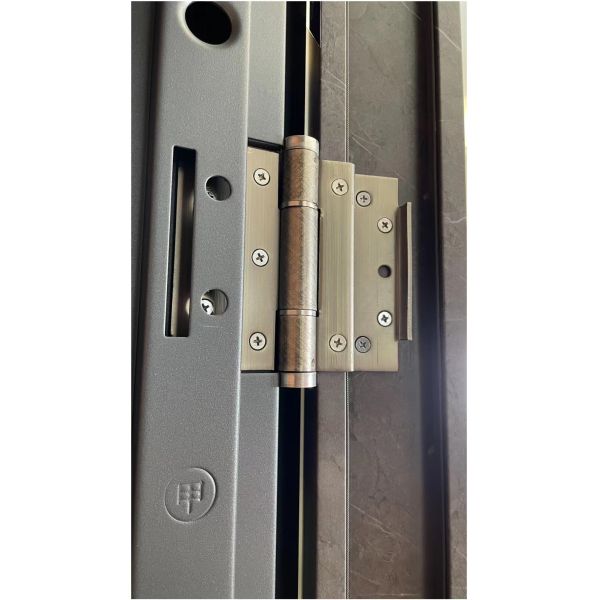 Customizable Fingerprint Front Door Steel Security Door With Knock Down Frame