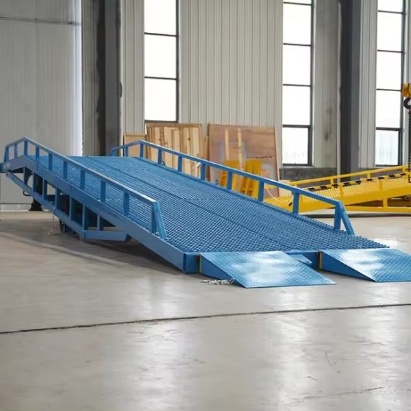 6 8 10 12 15 Tons Mobile Loading Ramp Warehouse Equipment Forklift Container Ramp