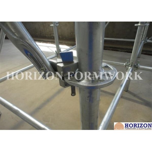 Flexible Ringlock Scaffolding System , Wedge Lock Scaffolding High Stability
