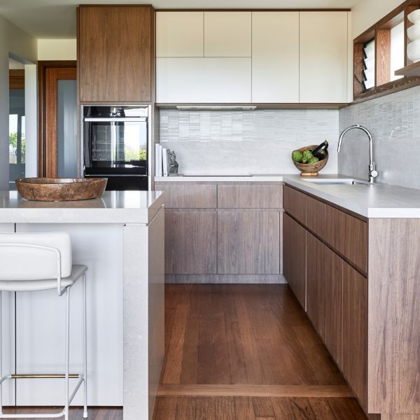 Durable OEM Melamine Kitchen Cabinet  Wood Grain Modular Kitchen Sink Cabinet