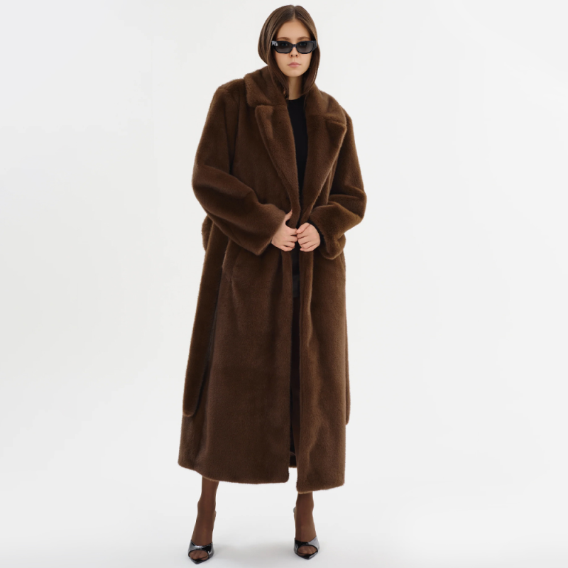 Women’s Oversized Faux Fur Maxi Coat