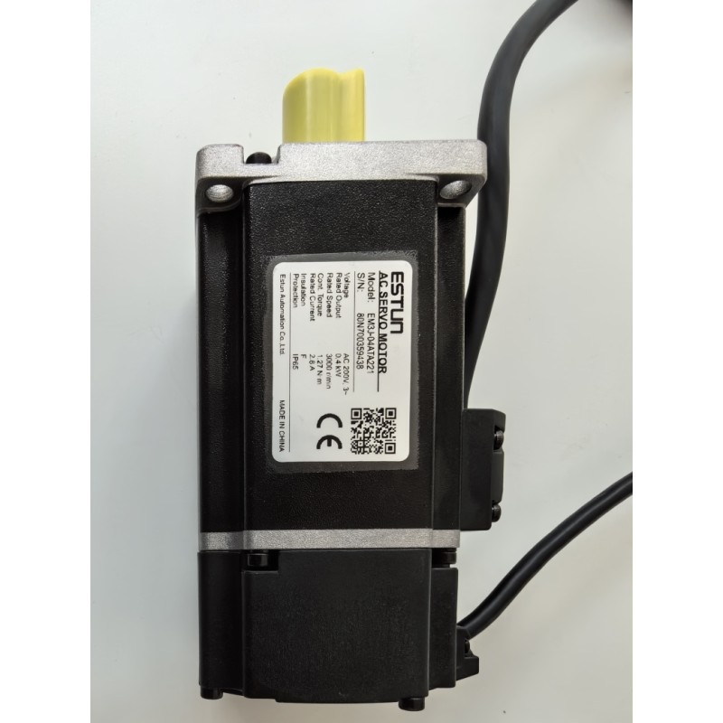 Estun EM3J-04ATA221 400W AC Servo Motor with 7000 RPM and Low Inertia for High-Speed Applications