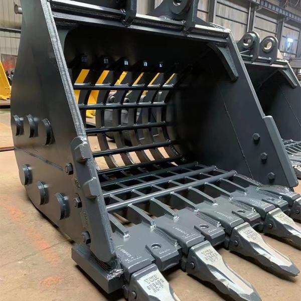 Réseau d'excavatrice personnalisable tamis de roche Esquelette de seau pour la construction Mines tamisage tri