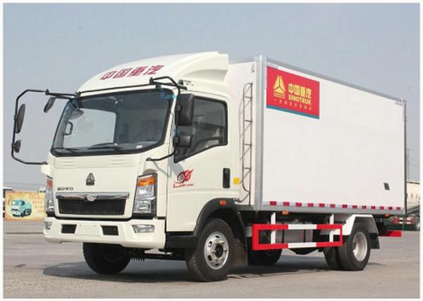 116HP Municipal Work Truck Enegy Saving 4×2 -25℃ Refrigerator Car