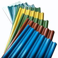 ASTM A755 PPGI Plaque d'acier ondulé 0,2 mm-1,5 mm Plaques de toiture galvanisées de couleur