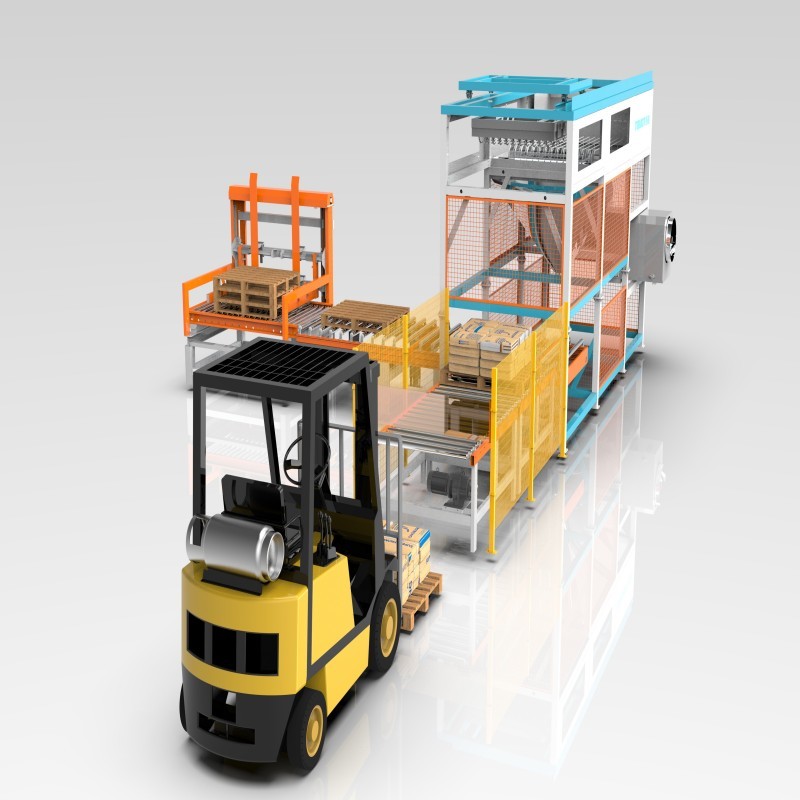 Automatic Bag Emptying System for Plastic Pellet Handling