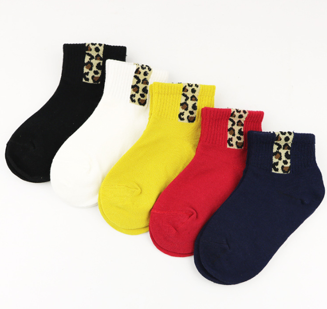 Smile Face Kids Colorful Socks / Kids Fashion Socks Knitted Snagging Resistance