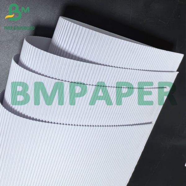 1.5mm F Flute White Recycled Corrugated Board Sheets For Folding Boxes 1.5 мм F Флейта белые переработанные гофрированные листы для складывающих коробок