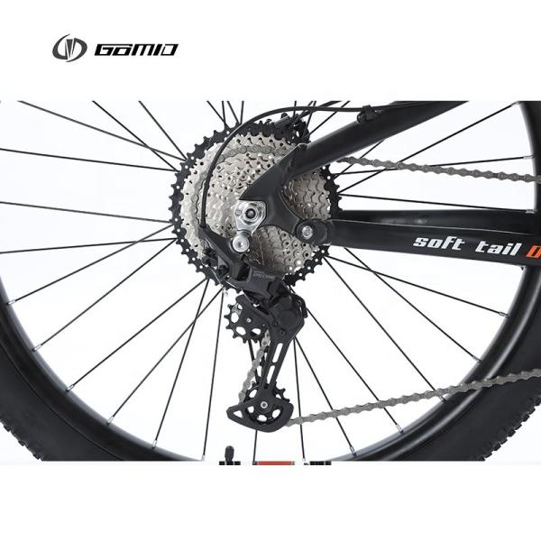 SHIMANO Kit MTB Gear Cycle GOMID Four Link Trail Mountain Bike with Full Suspension and Thru Axle Alloy Frame