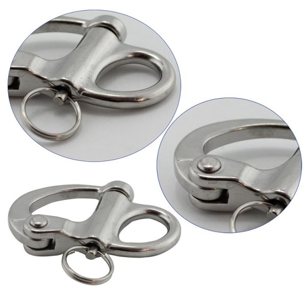 Chackle giratório de aço inoxidável com superfície polida e durabilidade