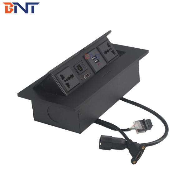 tabletop pop up usb power socket outlet 2 usb ports for household kitchen office home hotel