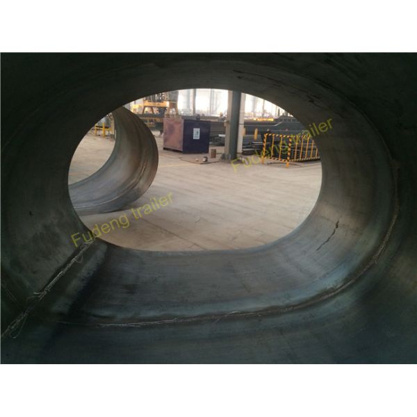 Professional V Type Cement Tanker Semi Trailer  Optional Volume 3 X 13 Ton Axles