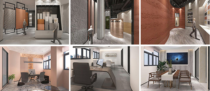 La pierre Bendable de Faux lambrisse la dalle de la terre enfoncée grand par poids léger de panneau du panneau mural 3D