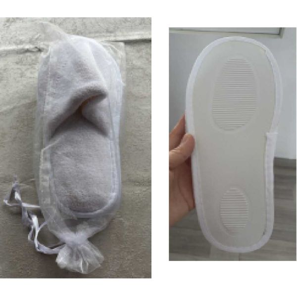 High Quality Disposable Ultra Soft Coral Fleece Slippers with Customized Material for Hotel Resort & Spa Use