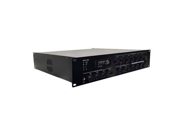 OEM 60W Speaker Amplifier Black 2U Rack Mount Mixer Amplifier