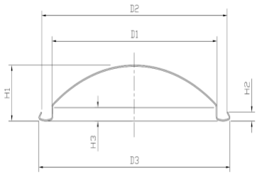 211 Universal spray dome