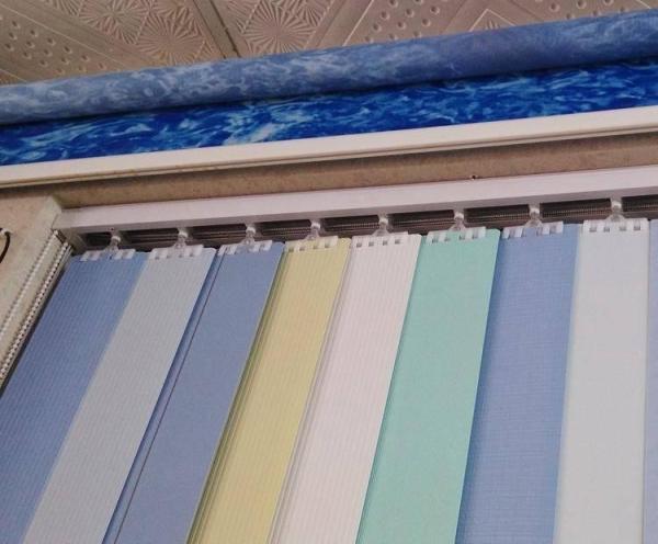 Manual & Motorized white PVC vertical blinds and curtain voile blind for outdoor home office customized