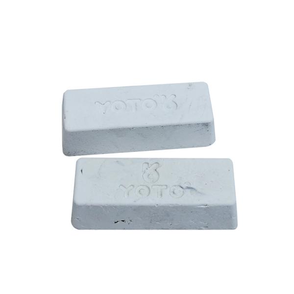 White wax for polishing paste for stainless steel metal products