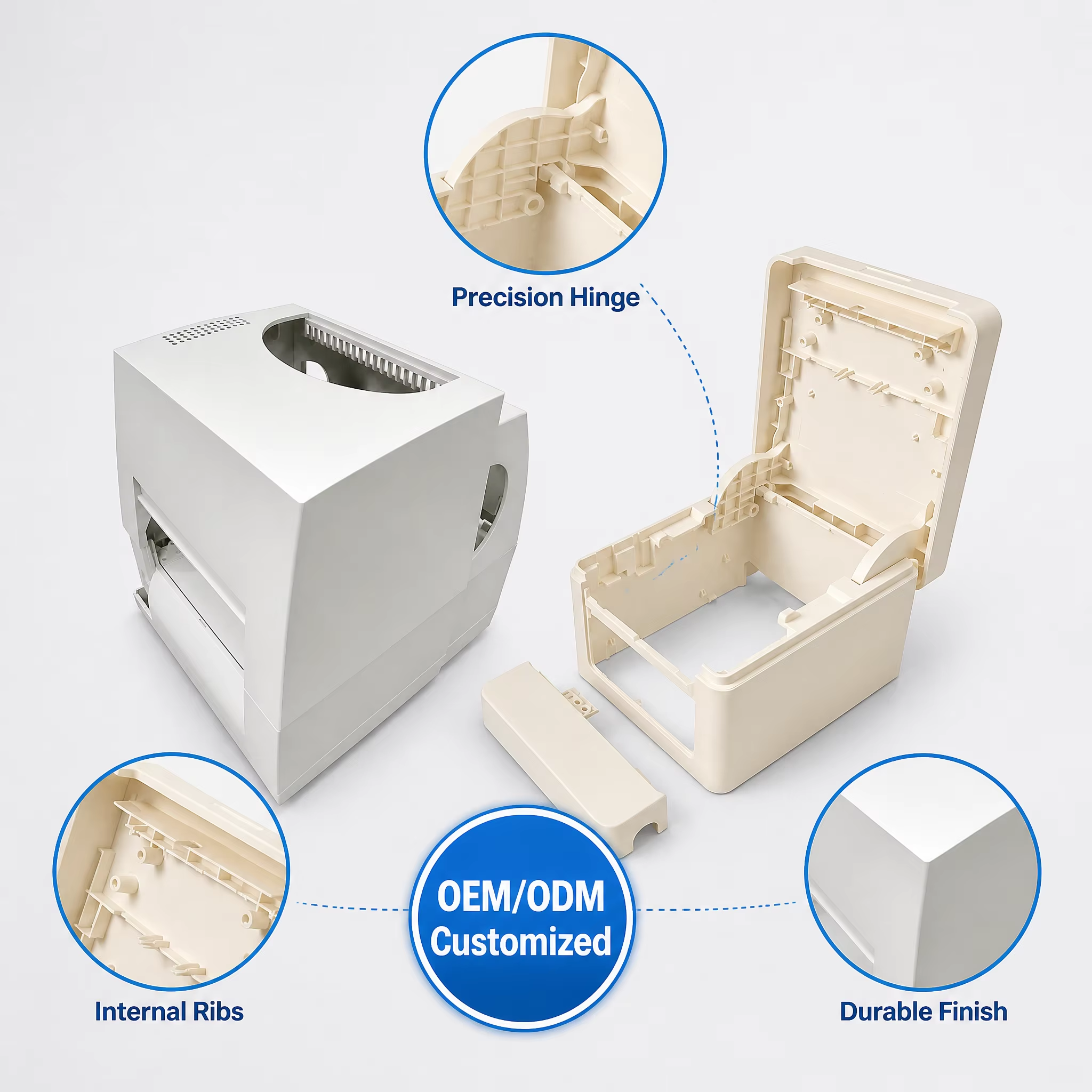 Custom Plastic Injection Molding Service | ABS, PA66, PP, PC, POM