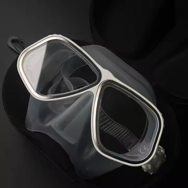 Aluminum Alloy Low Volume Freediving Mask Food grade liquid silicone