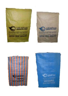Large Printed PP Woven Mailing Postal Bags PP Woven Sacks High Strength