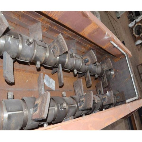 Máquina de ladrillo de arcilla de pequeña capacidad Mezclador de doble eje Equipo de mezclado Nuevo modelo