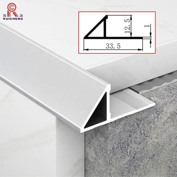 6063 Aluminum Tile Trim 3m Length Color Coated Triangle Shape