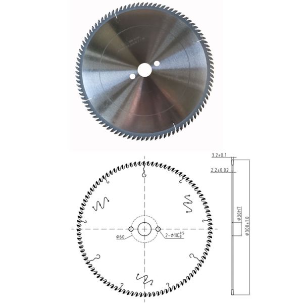 Tct Carbide Material Alloy Woodworking Circular Saw Blade for Solid Wood Cutting