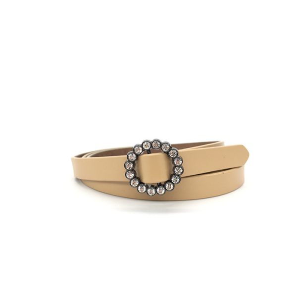 Случайные Дрессы поясы страза/пояс сияющих женщин пряжки кожаный