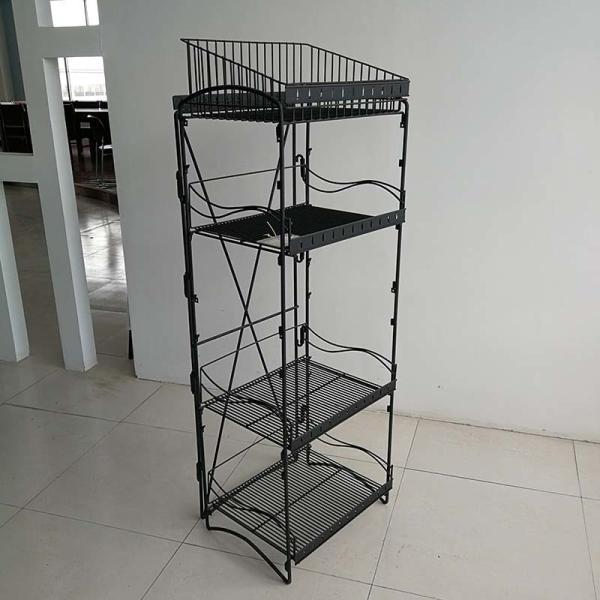 4 Layers Bread Display Racks Advertising In Supermarket Or Bakery Store